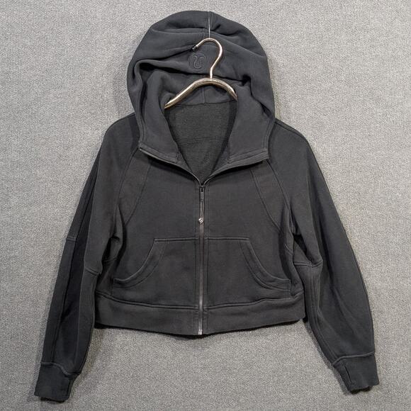 Lululemon Scuba Oversized Cropped Hoodie Womens XS/S Full Zip Sweatshirt - Picture 1 of 11